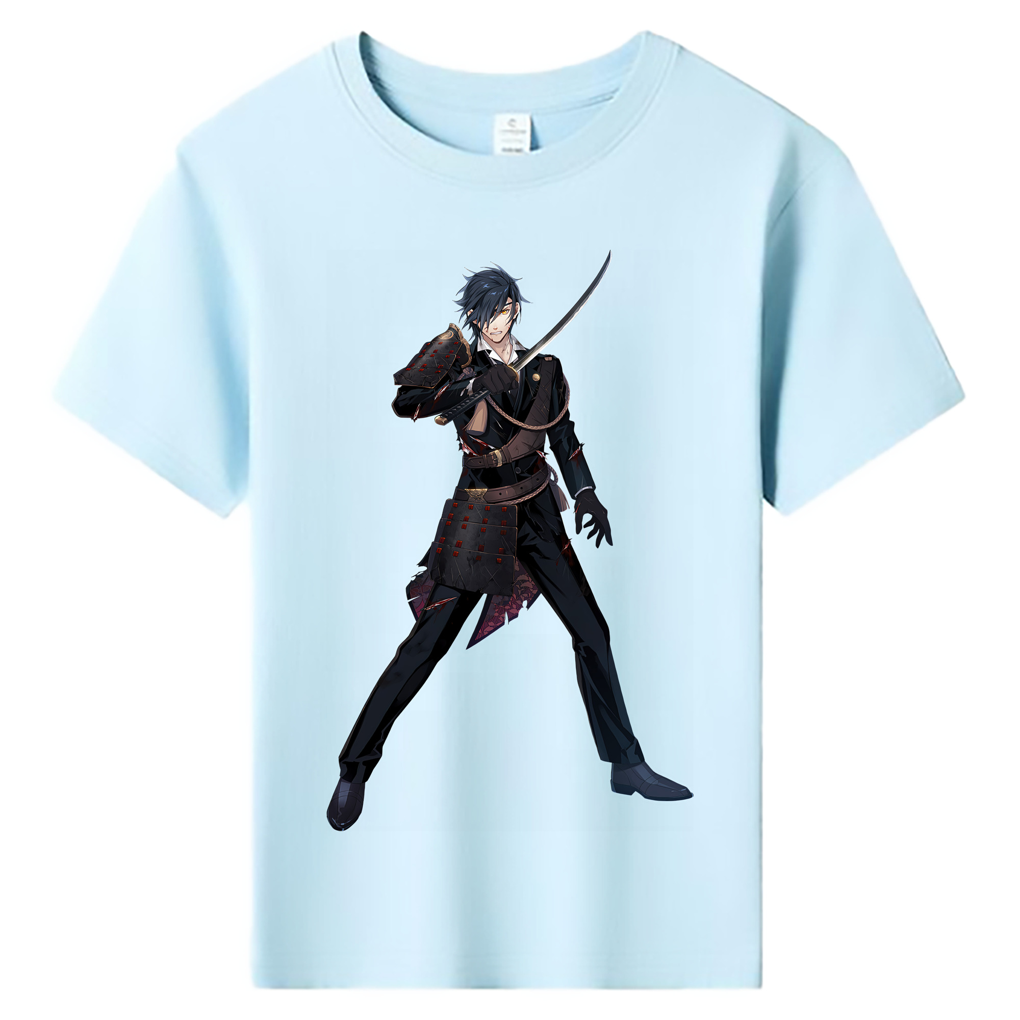 （画像用） 刀剣乱舞 Touken Ranbu 綿100％キッズTシャツ（フロントプリント）